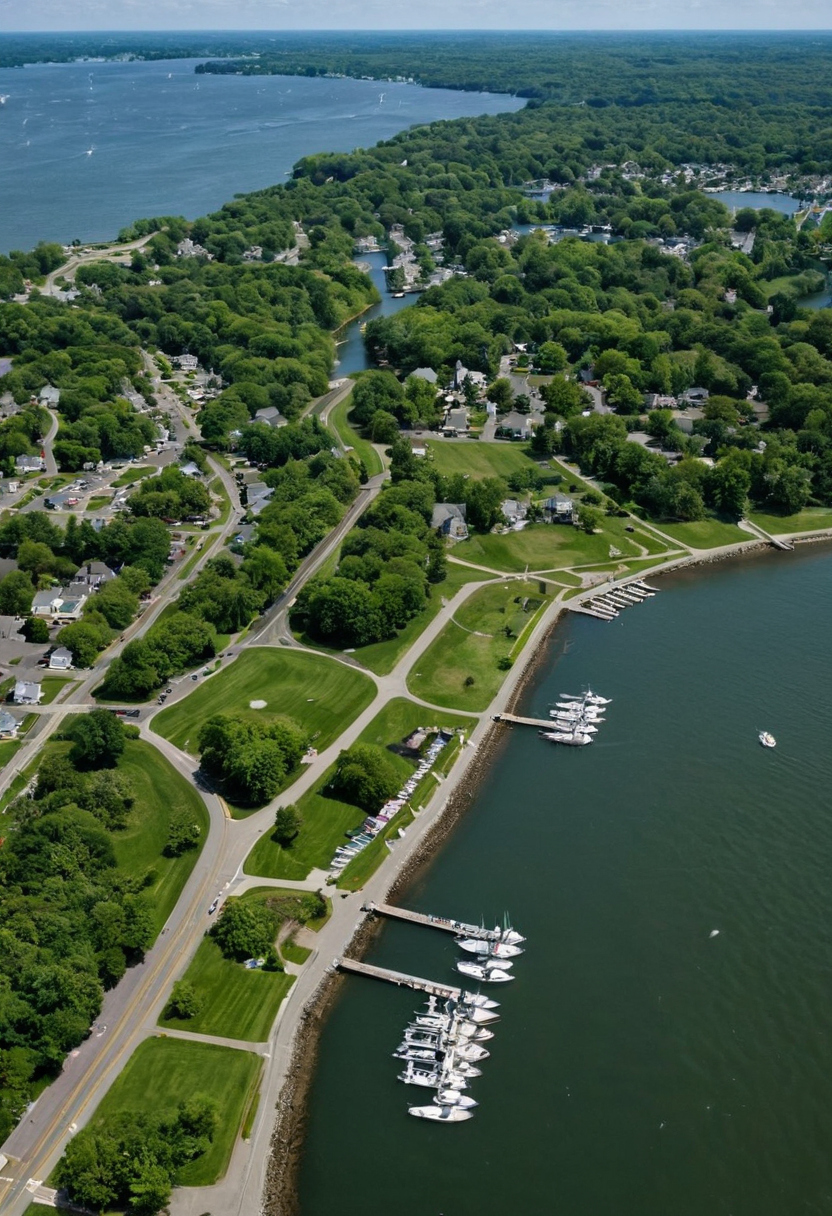 Practical visual for Where should Fairport Harbor visitors park, and what access limits should they expect